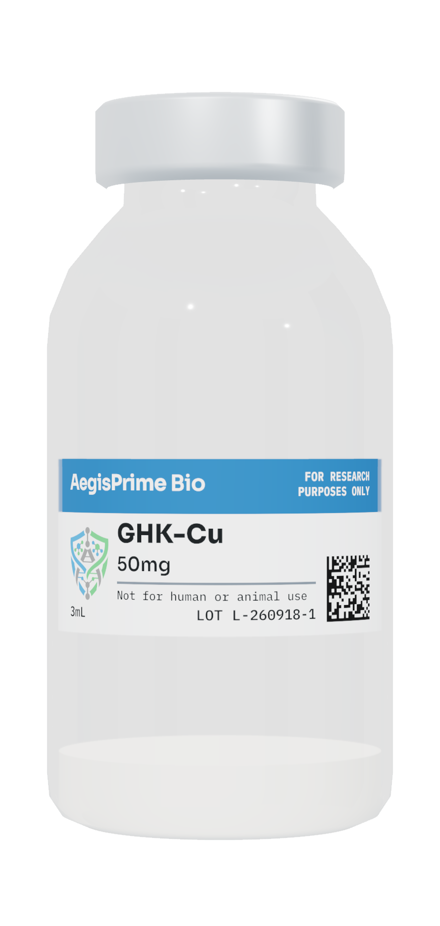 AegisPrime Bio GHK-Cu 50mg vial
